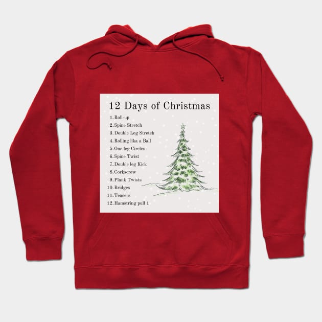 Pilates Christmas Hoodie by create